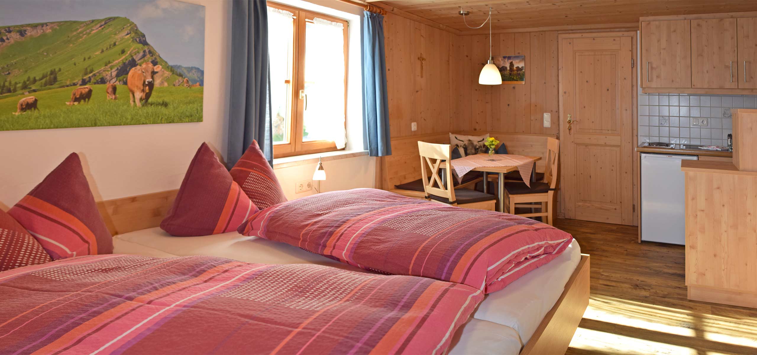 Doppelbett Ferienwohnung